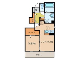 D-room唐原　C棟の物件間取画像